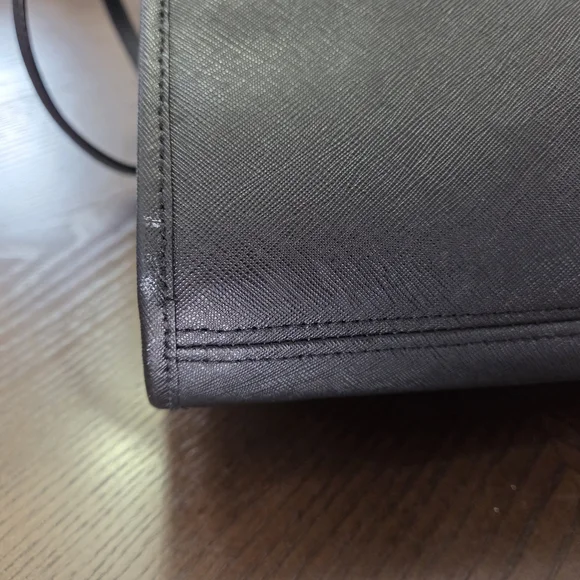 Michael Kors Black Tote with Gold Hardware - Picture 7 of 16